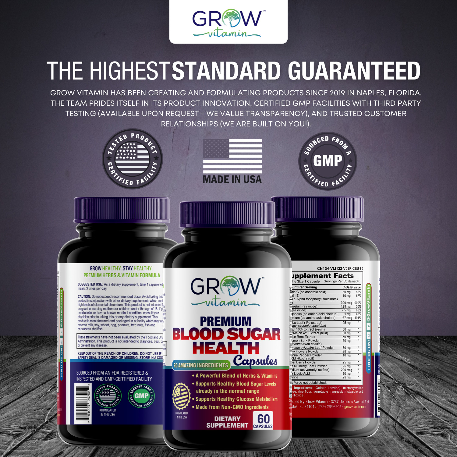 Glucocil Blood Sugar Health Optimizer, healthy blood sugar support, 60 Capsules