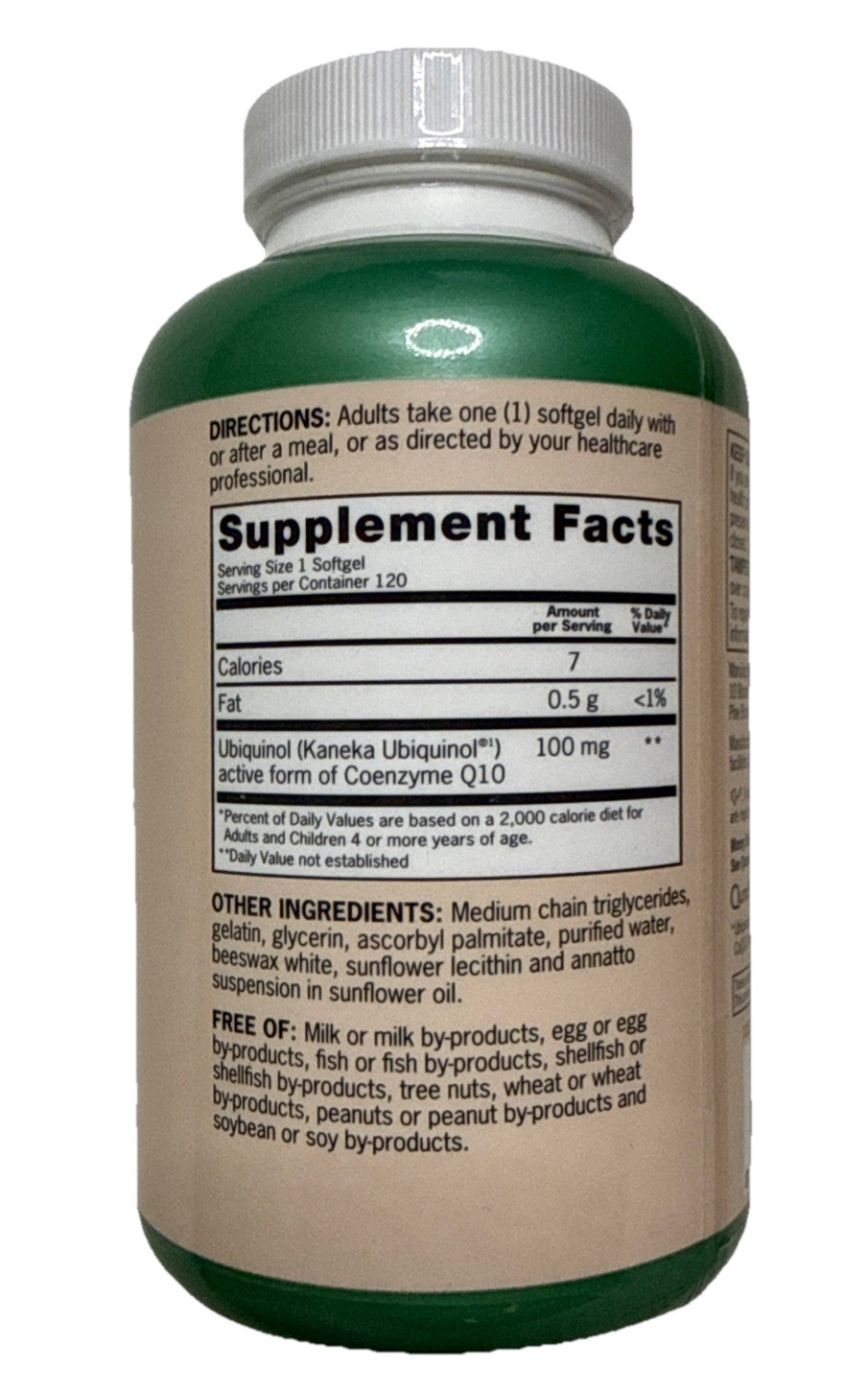 UBIQUINOL Qunol Mega CoQ10 100mg Ubiquinol 120 Softgels Exp. 06/ 2026