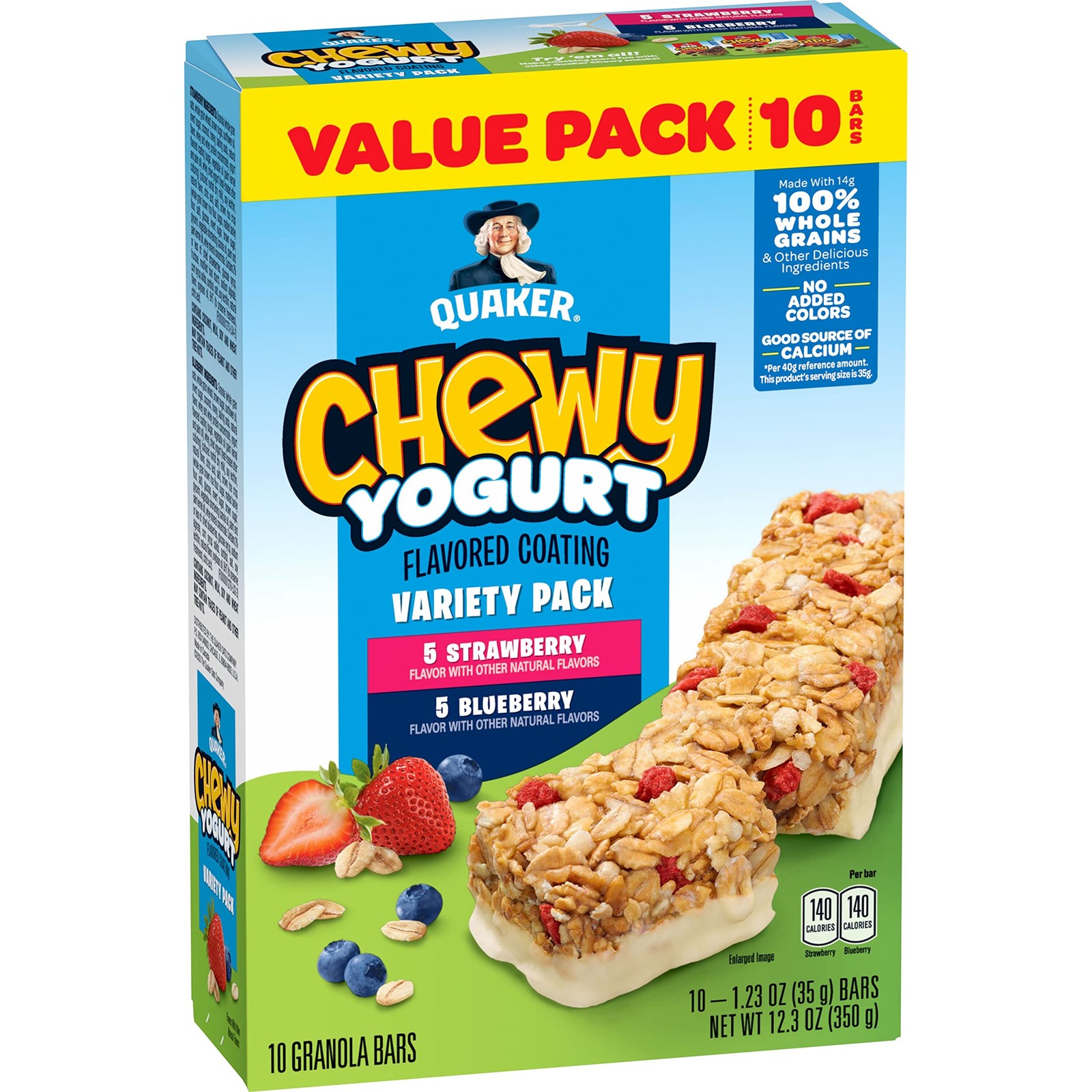 Quaker Chewy Yogurt Bars – Variety Pack 10ct 10 Count