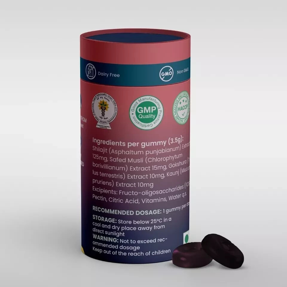 Pure Original Himalayan Shilajit Gummy | 30 Shilajeet Gummies | No Added Sugar