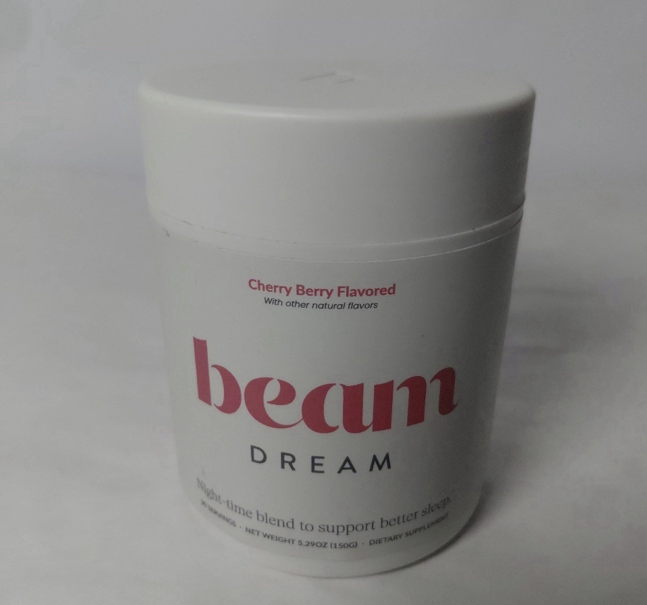 Beam Dream Night-Time Blend Cherry Berry For Better Sleep New 5.29 Oz/Exp 4/27