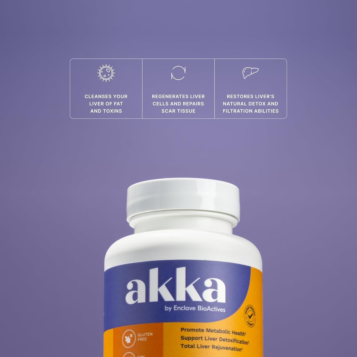 AKKA Premium Liver Cleanse Detox&Repair Superbiotic-Supports Liver Health 60Caps