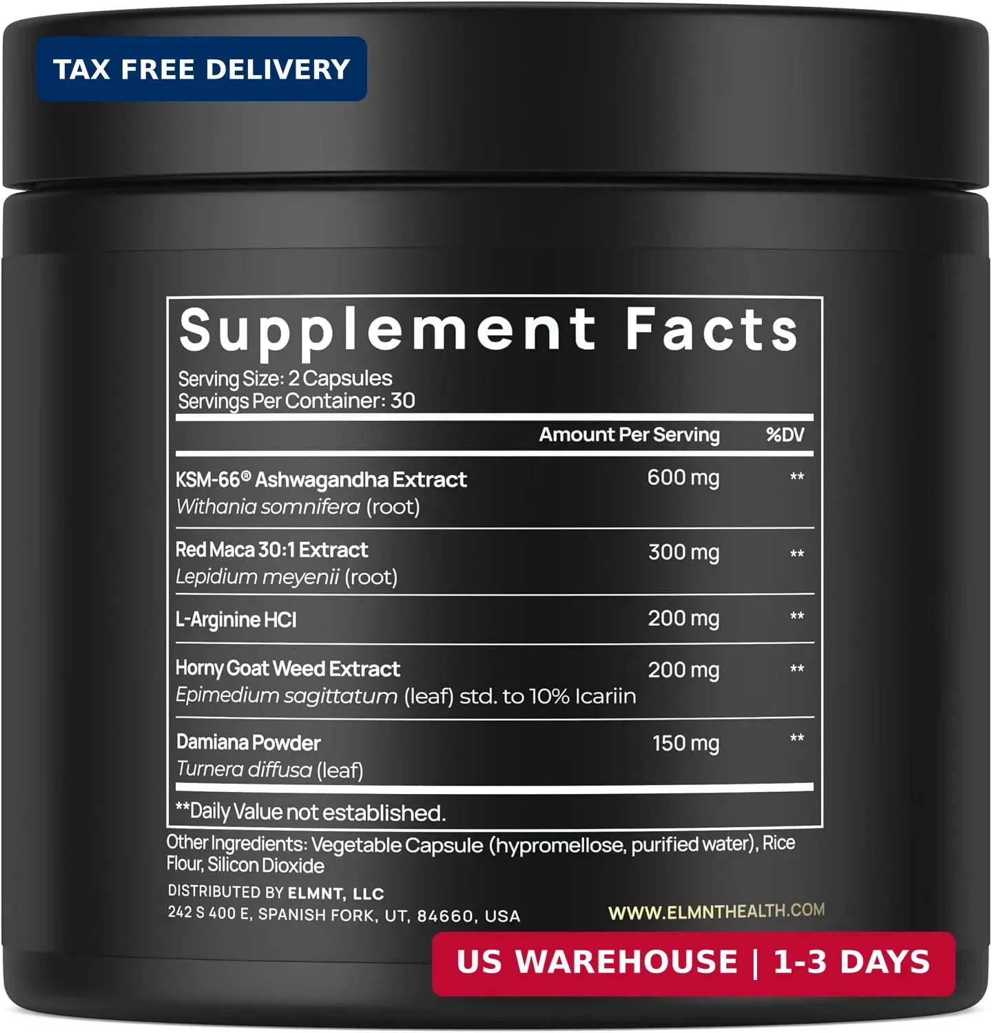 High Potency Libido Support for Women w. 30x Strength Red Maca Root | 100% Pure