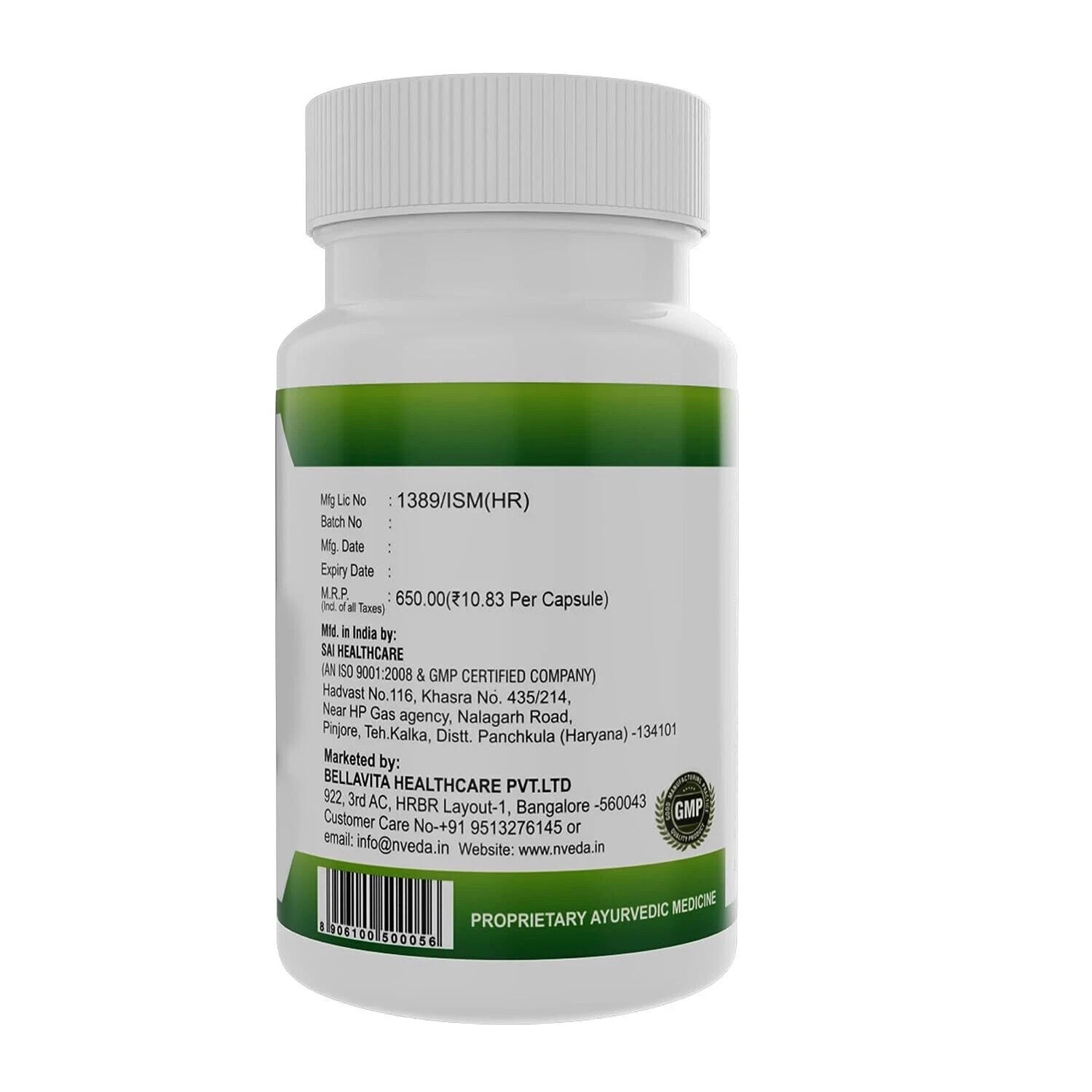 B-Capsules for BP control 60 Caps Hypertension Management | Pack of 1| Free ship
