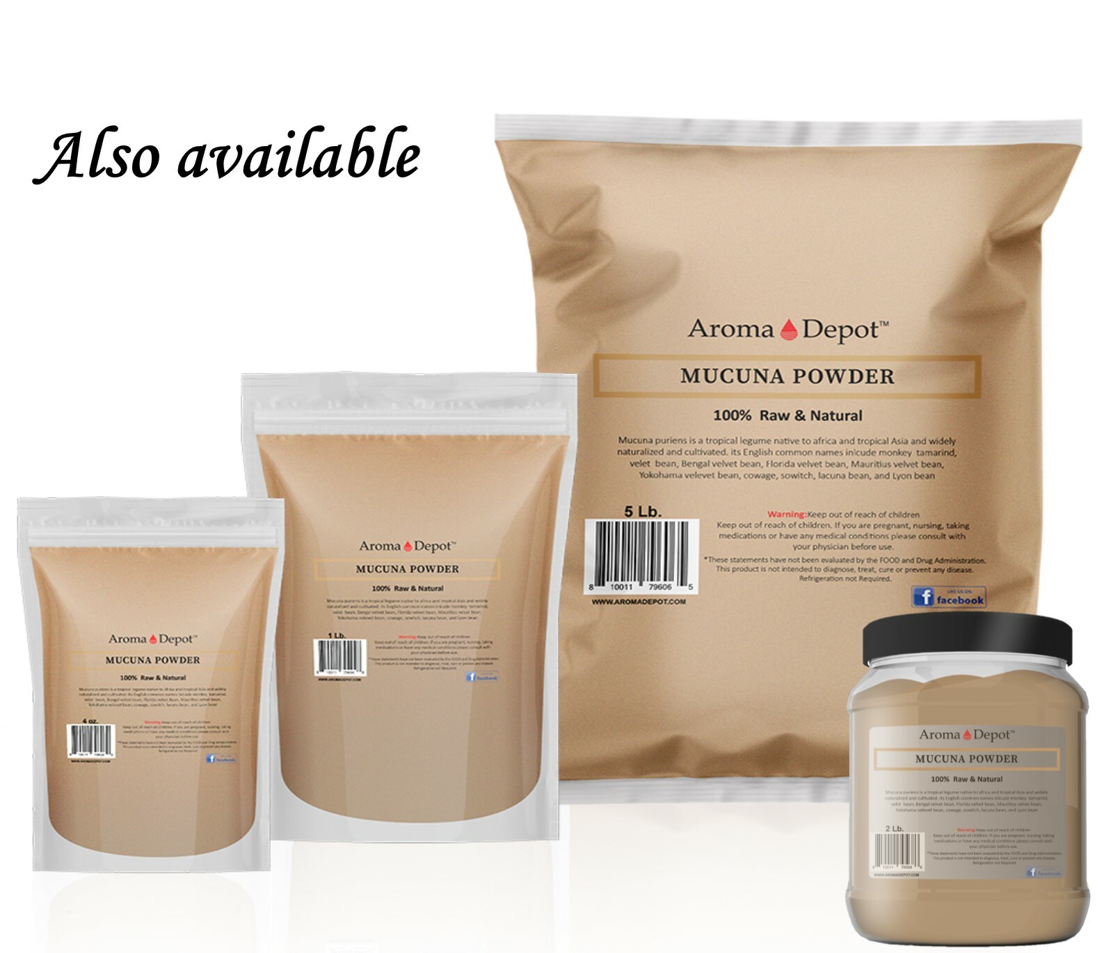 Mucuna Powder Wholesale Bulk 100% Pure Natural Pruriens Bean Haba del Terciopelo