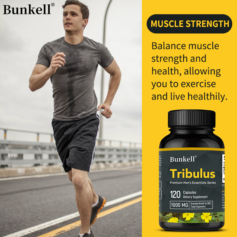 Tribulus 1000mg per serving Minimum 95% Saponins Extract 30 To 120 Capsules