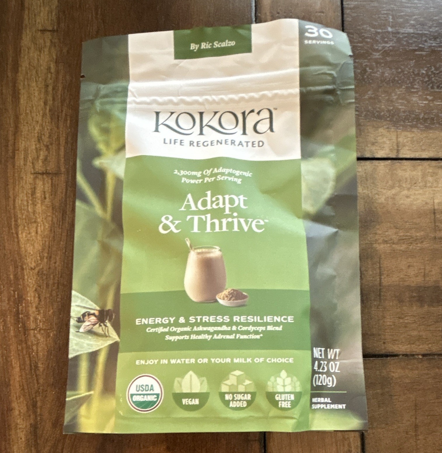 Kokora Adapt & Thrive Energy & Stress Resilience Powder Vegan 4.23 oz 30 Serv