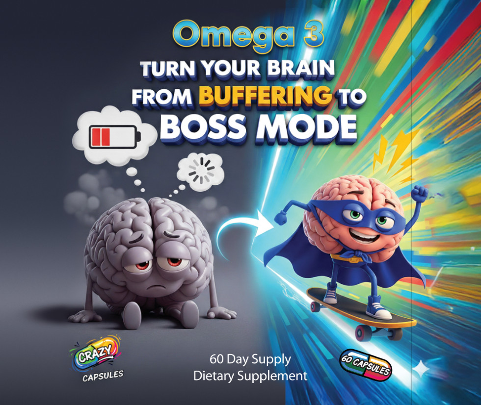 Omega 3 720 mg Fish Oil 1200 mg 60 day supply