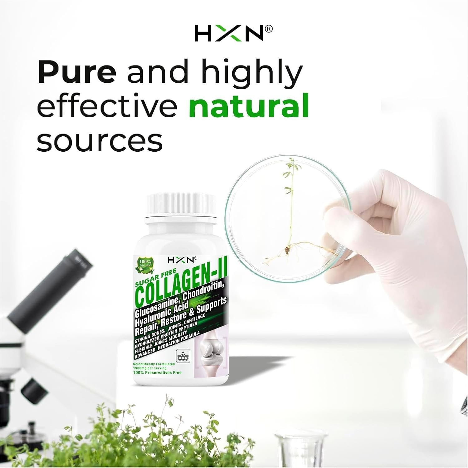 H.XN Collagen Type 2 Joint Care 60 Tabs Pack of 5