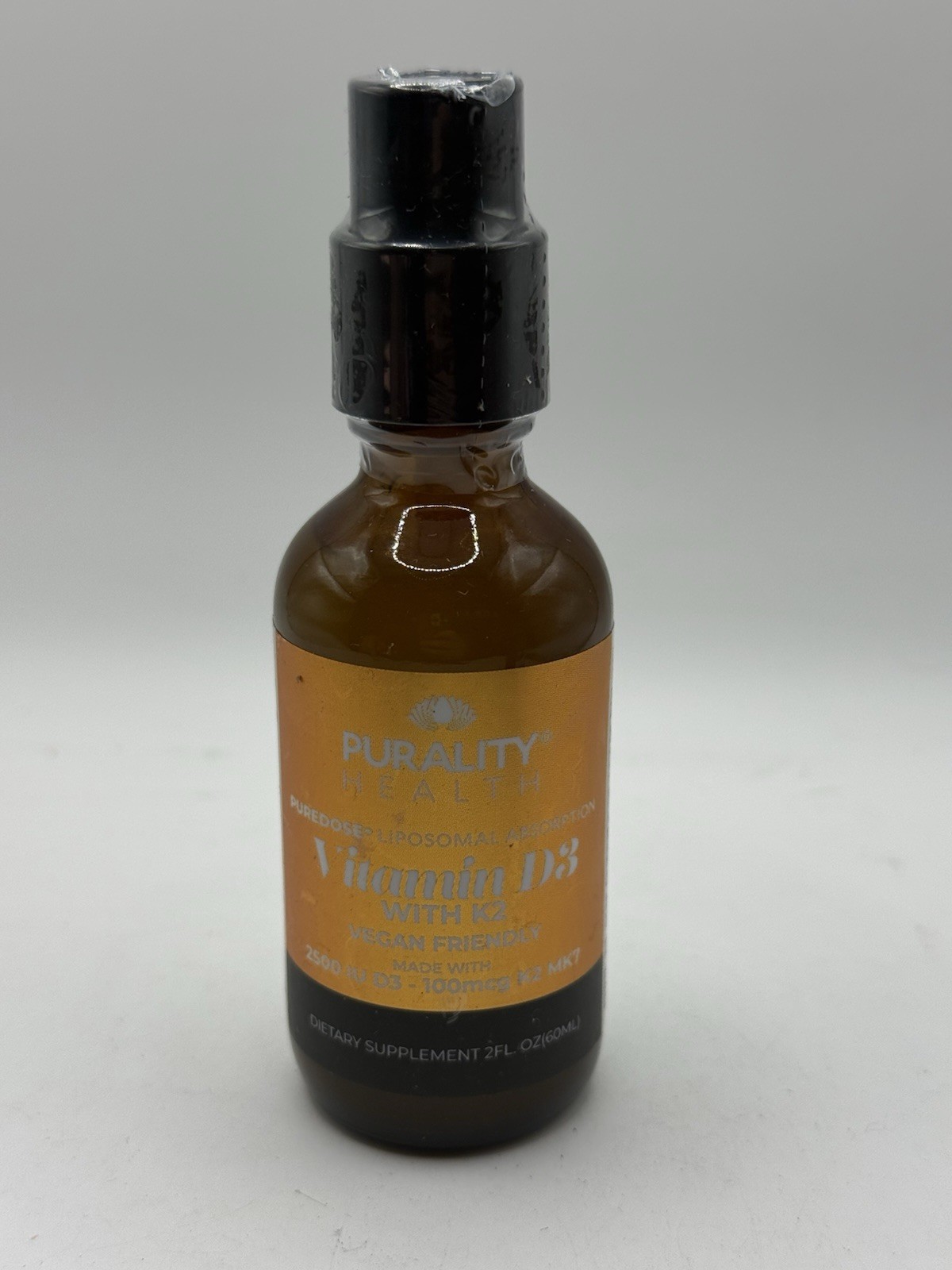 D3 with K2 Pump (MK7) 2FL. OZ / 60ml by Purality Health – PuraTHRIVE