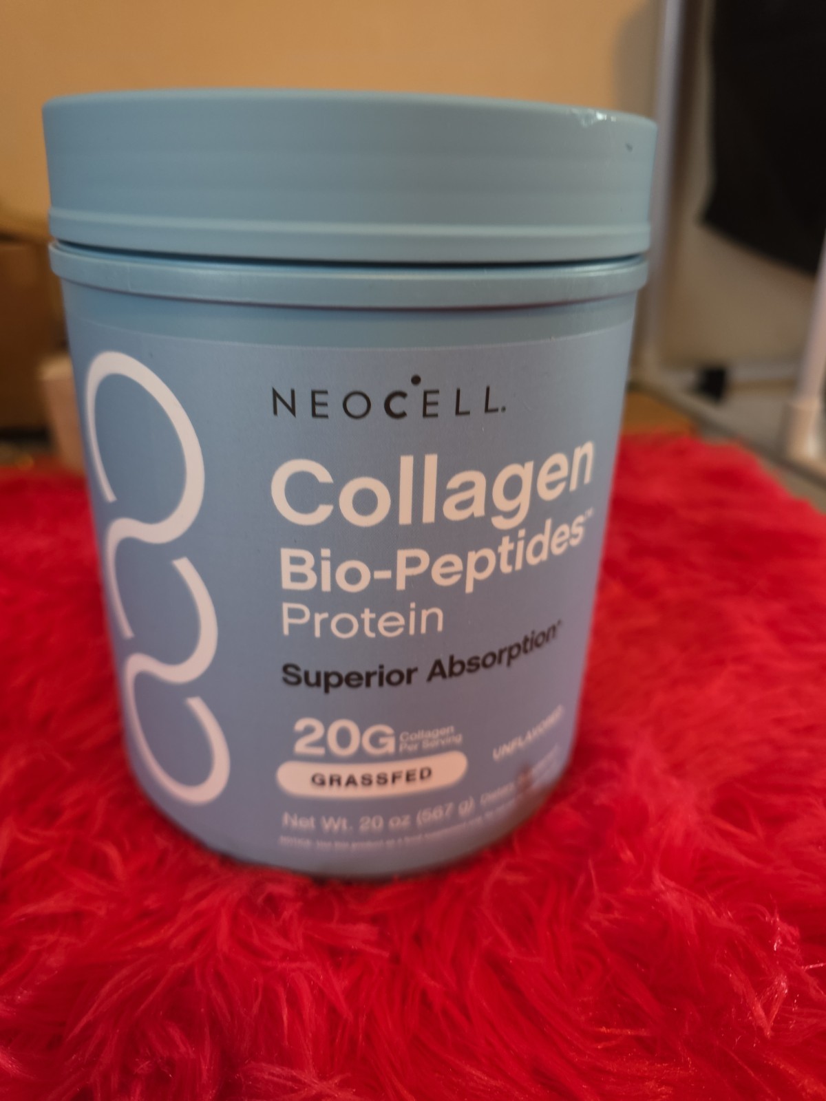 NeoCell Collagen Bio-Peptides Powder 20oz – Grassfed Protein Supplement – Advanc
