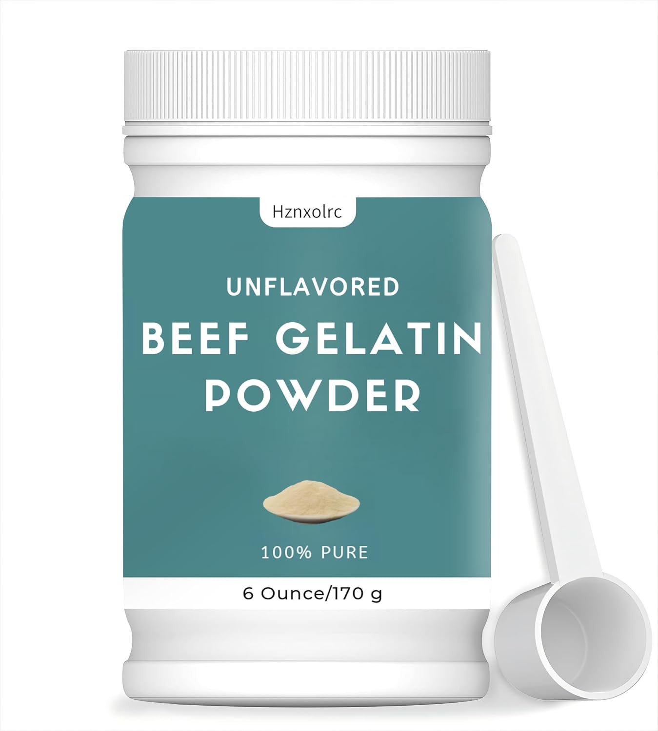 6 Oz Beef Gelatin Powder Unflavored, Natural Thickener, Rich in Collagen, Used i