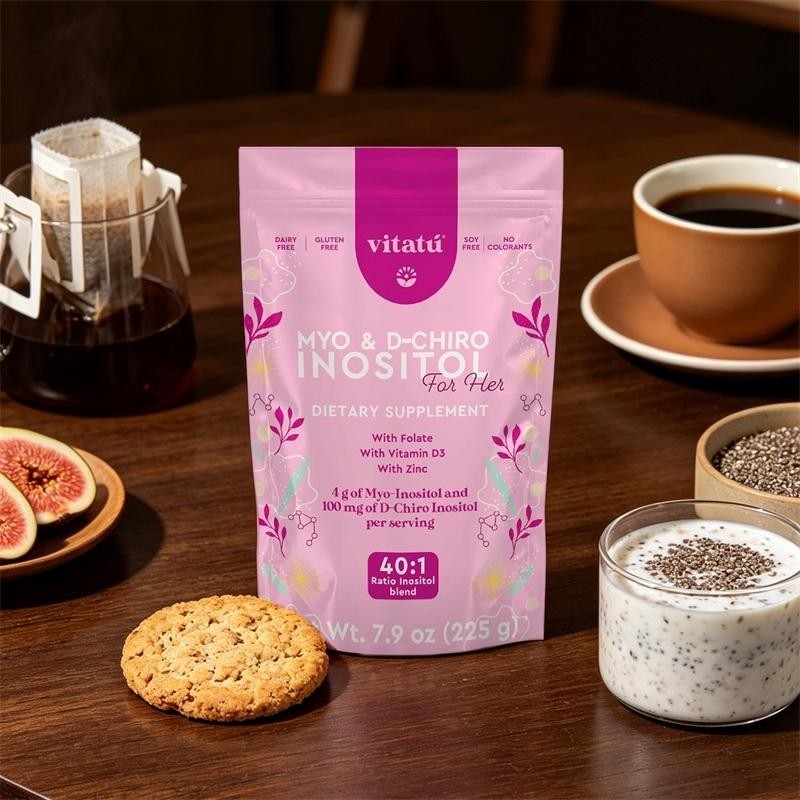 Vitatú | Myo A Folic with | 40:1 Mix Ideal (1g) Inositol D-Chiro & (4g) Inositol