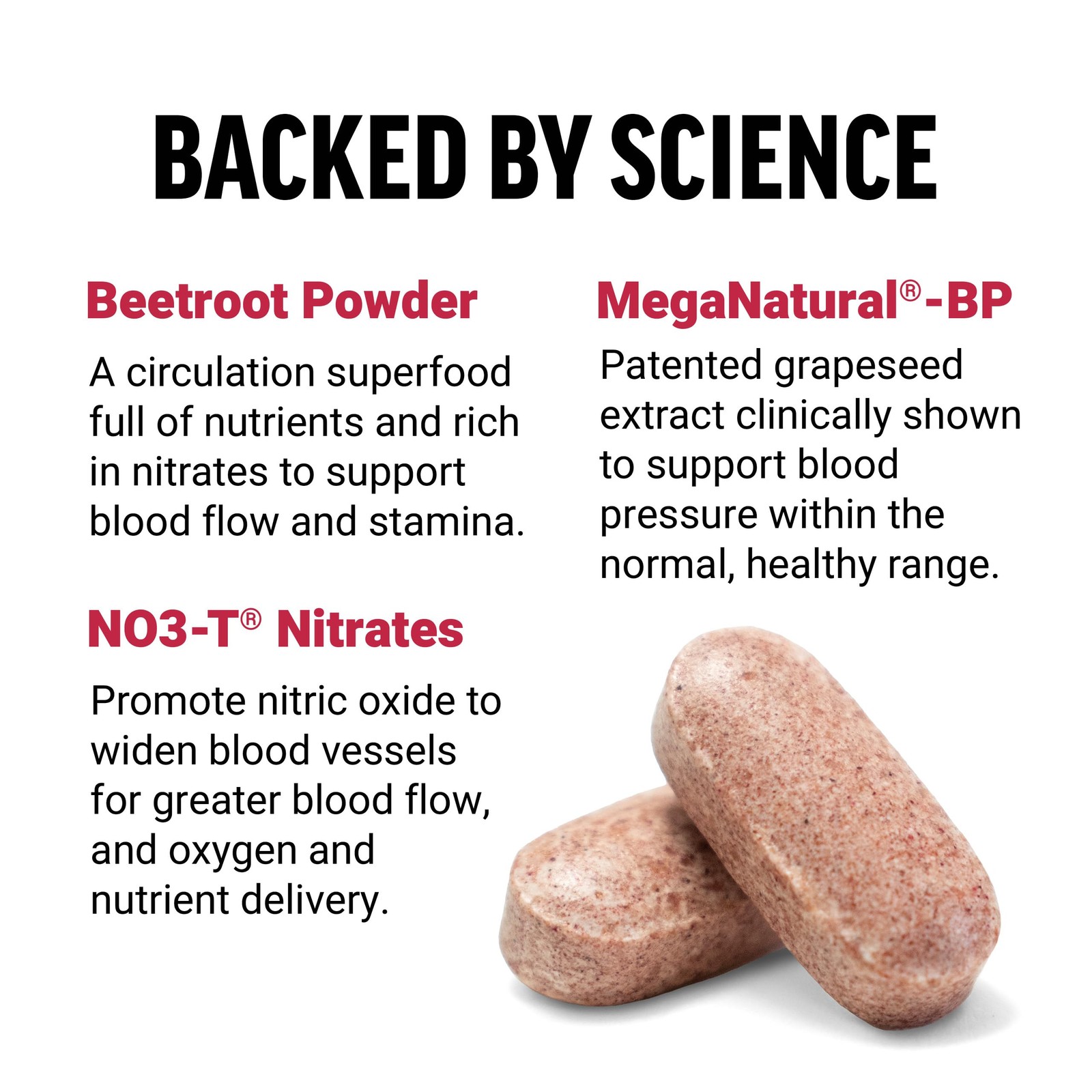 Force Factor Total Beets 120 Tablets Heart Health Nitric Oxide and Energy Boost