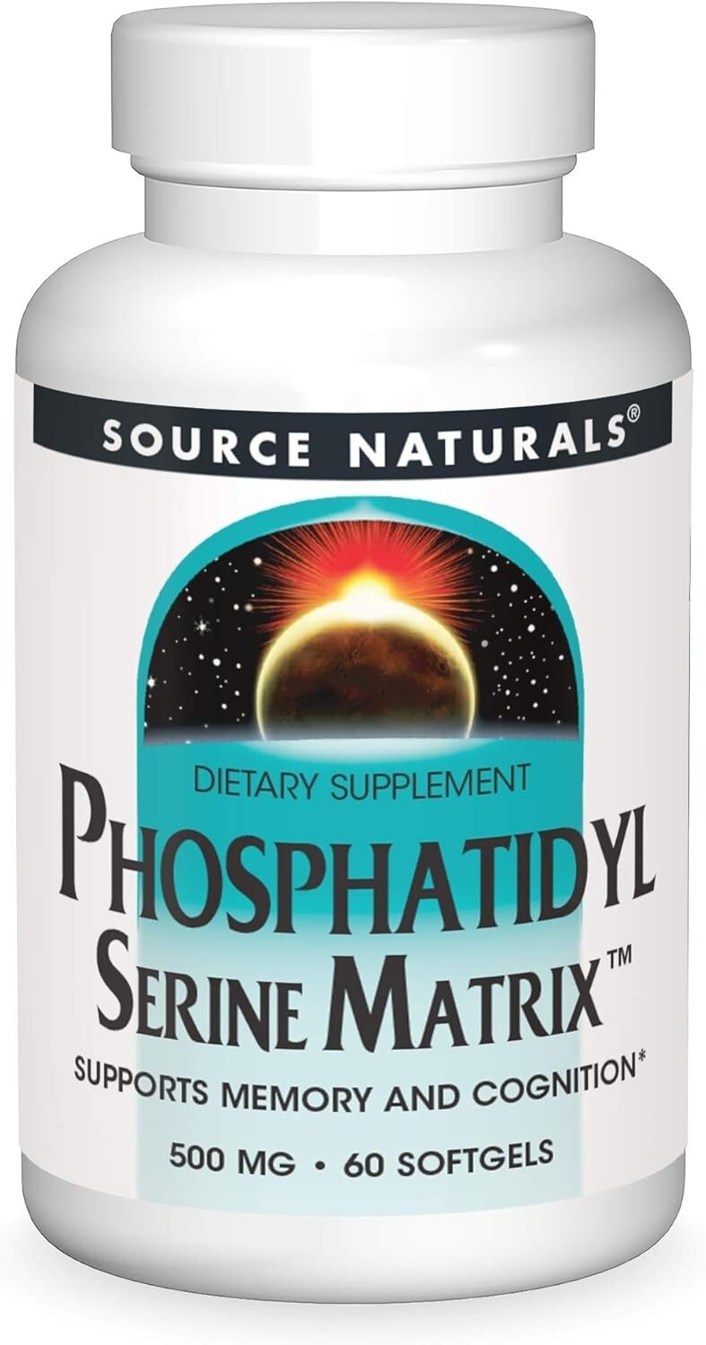 Source Naturals Phosphatidyl Serine Matrix 500 mg 60 Sgels