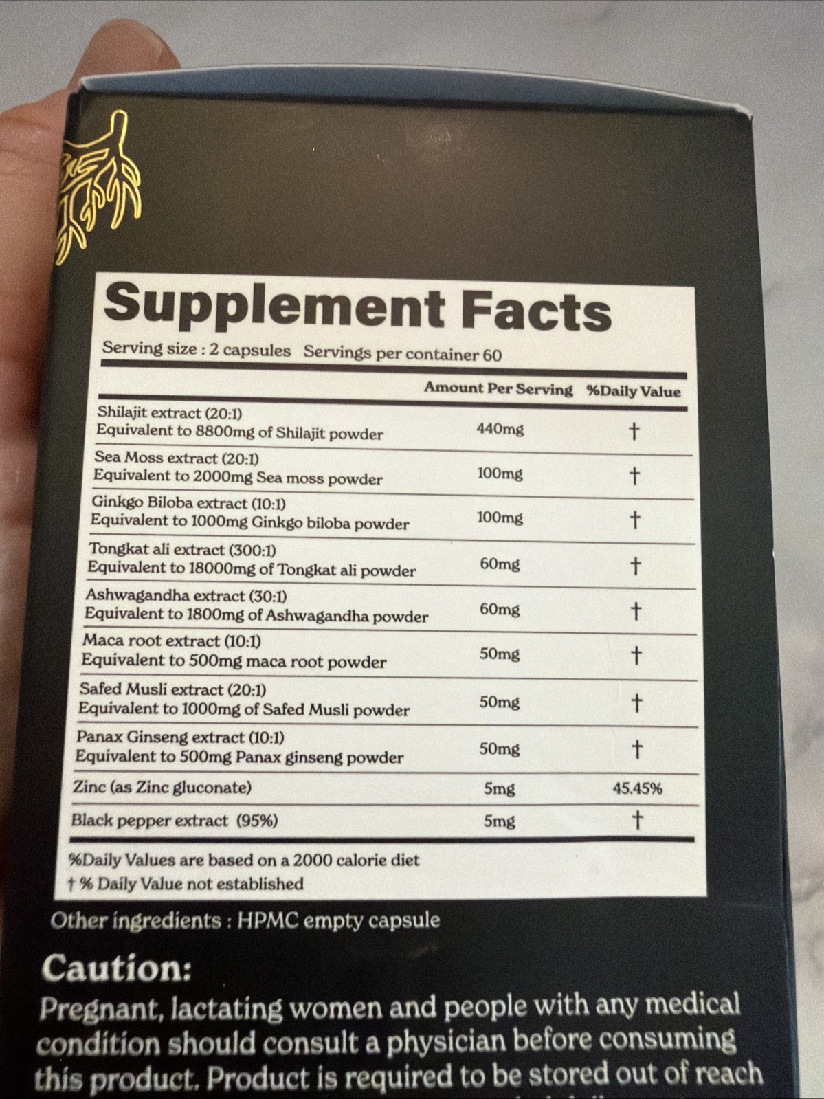 BetterAlt Sea Moss Shilajit, Maca Root, Ginkgo Biloba, Sea Moss, Ashwagandha