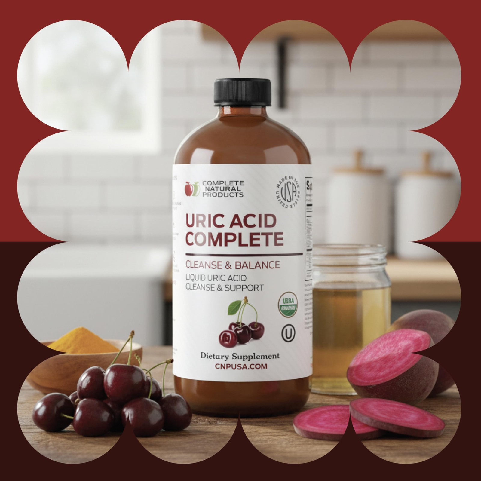 Complete Natural Products Uric Acid – 8oz Liquid 8 Fl Oz (Pack of 1)