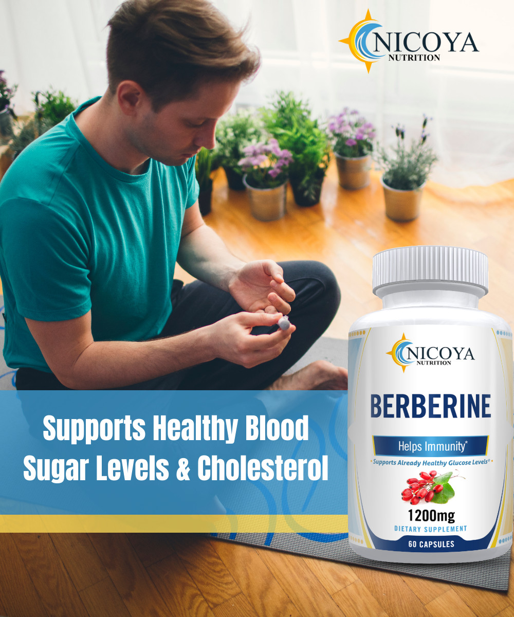 Premium Berberine HCL, Healthy Cholesterol, Anti-inflammatory 120CT [2 Pack]