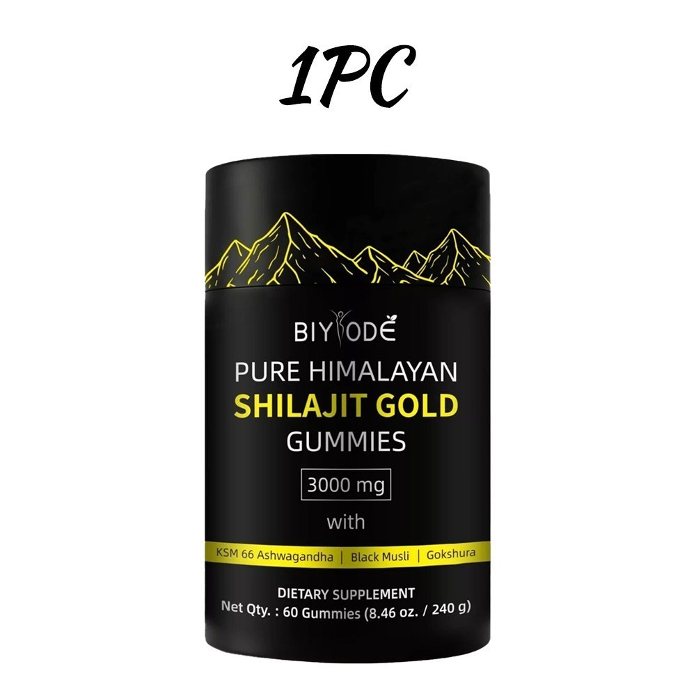 Himalayan Shilajit GOLD Gummies, Organic, Extremely Potent 3000 mg, Fulvic Acid