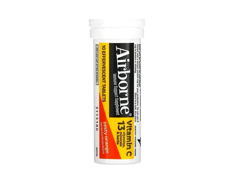 NEW 360 Count Airborne Effervescent Immune Boost Vitamin C Tablets Orange 01/25
