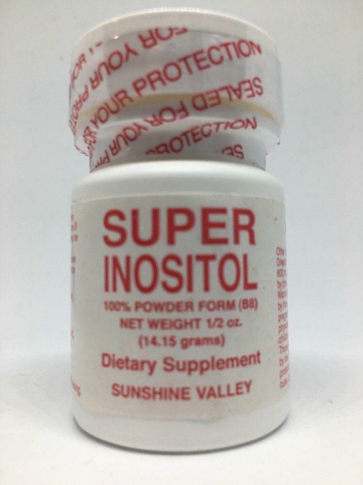 Vitamin B8 Super Inositol 💯% Powder Form (1/2) 0.5 OZ 14.15g 🌞 Sunshine Valley