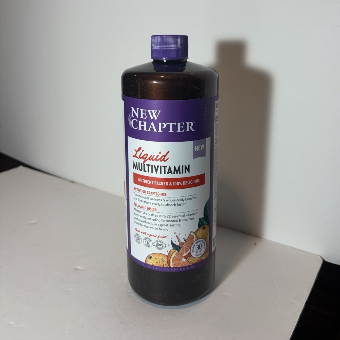 New Chapter Liquid Multivitamin Complex for General Wellness Unisex