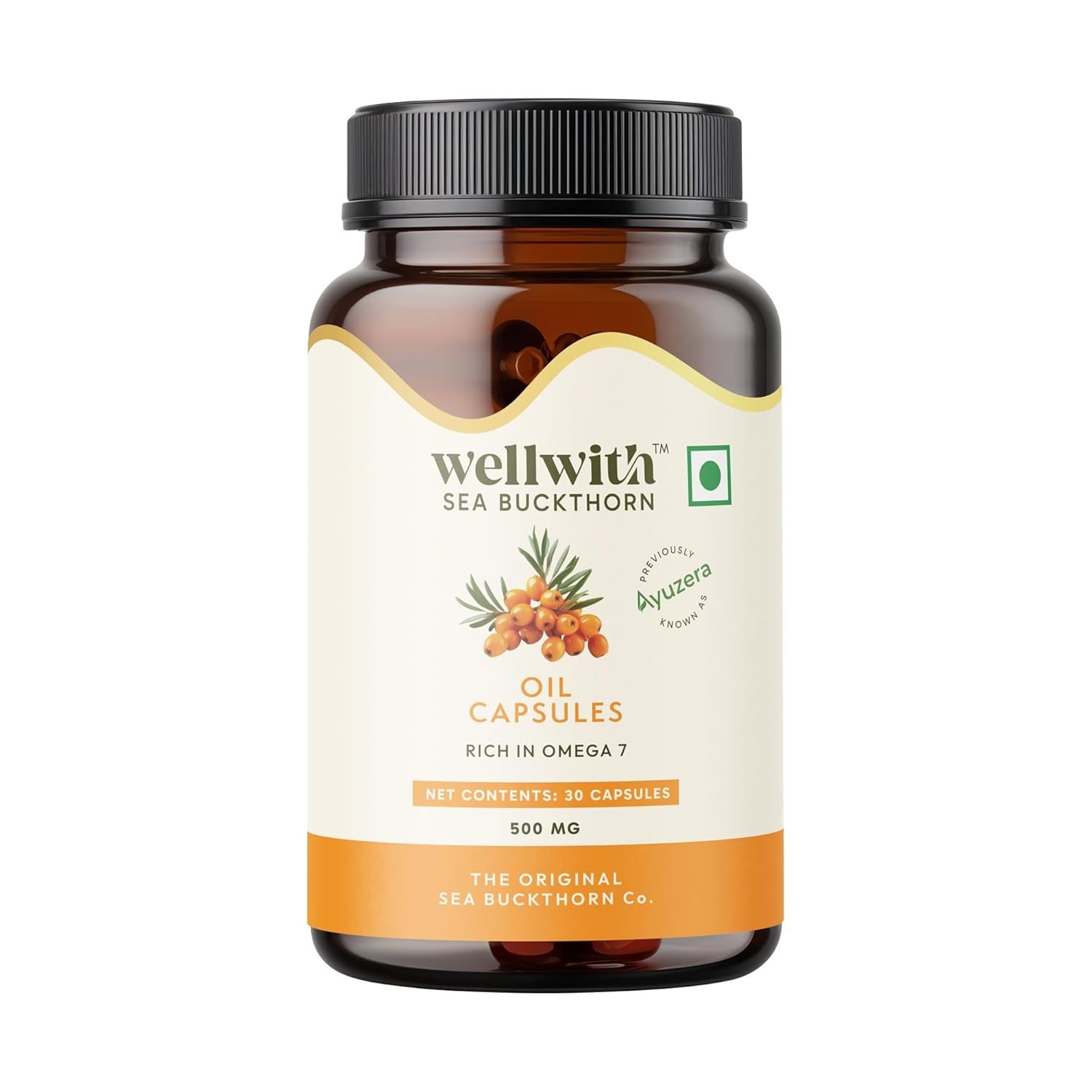Wellwith Sea Buckthorn Berry Oil 30 Capsules