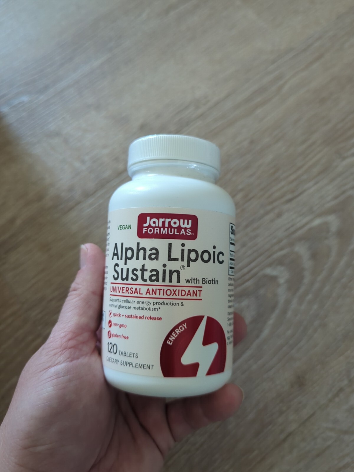 120 tablets Jarrow Formulas Alpha Lipoic Sustain w/ Biotin *SEALED* Exp 6/2027