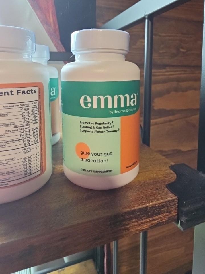Emma by Konscious Keto 60 Capsules Exp 12/2027 Bloating & Gas Relief