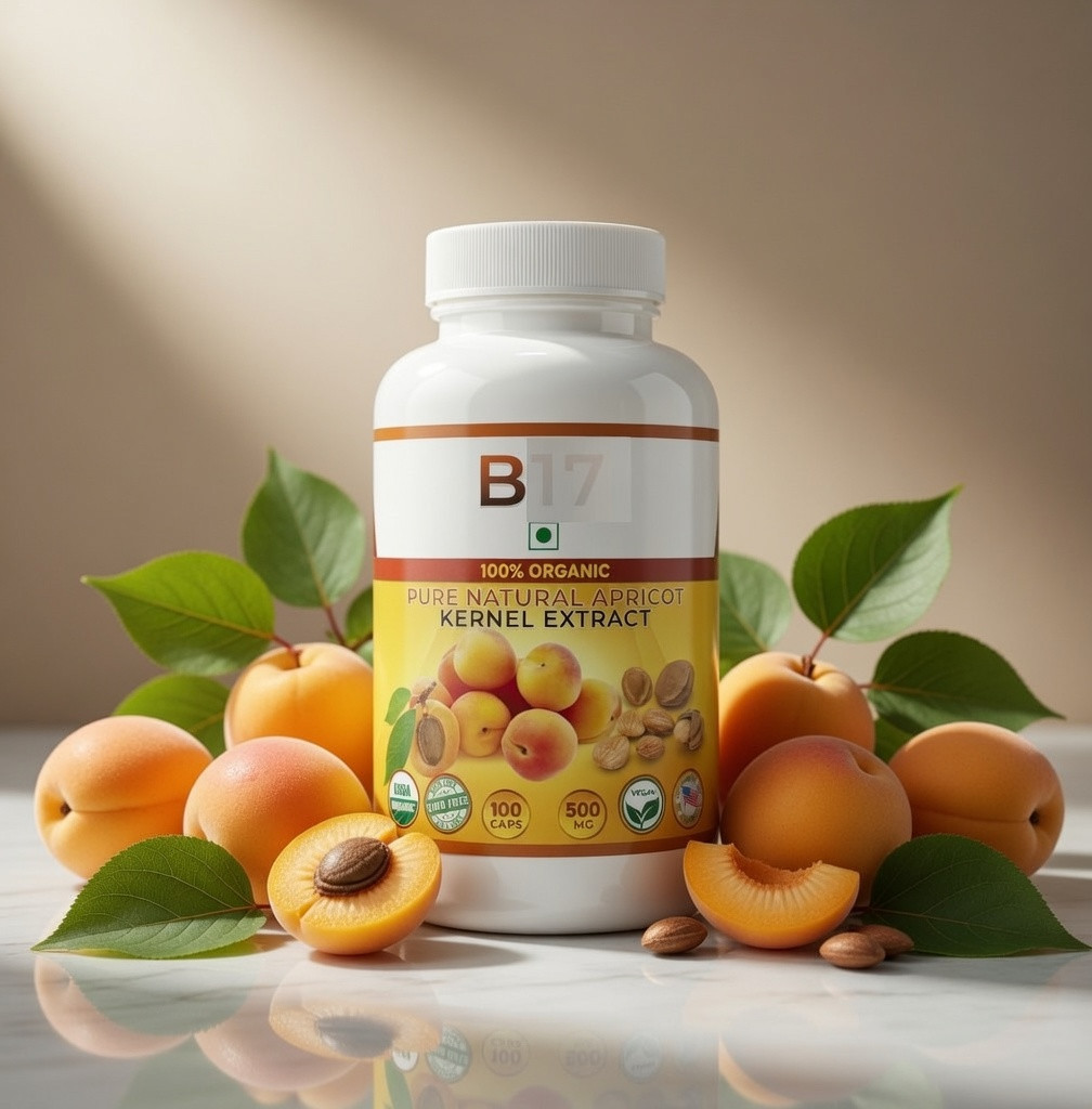 Organic Apricot Extract Boosts Metabolism &Healthy Skin 100 Capsule SHIP FROM US