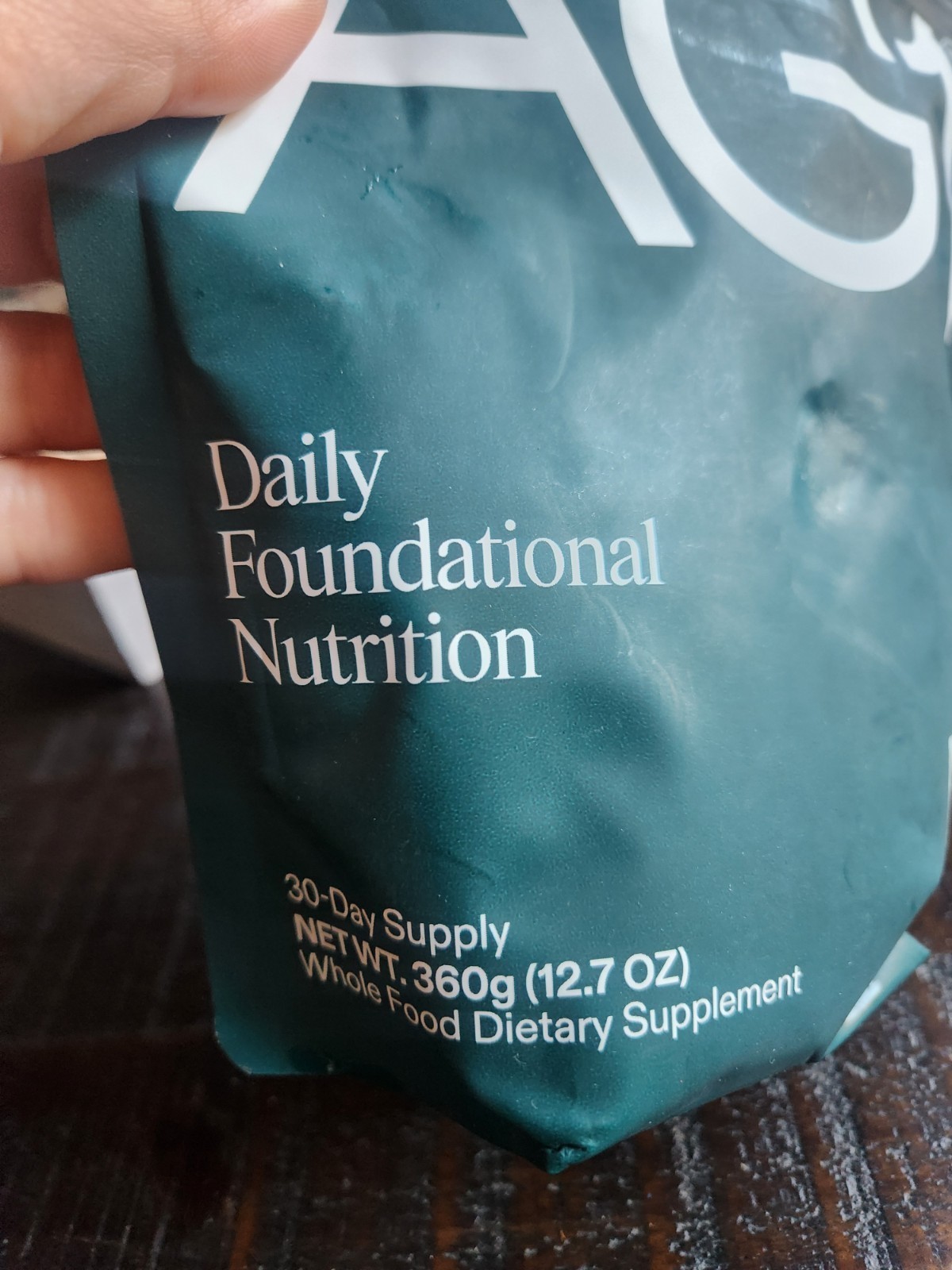 AG1 DAILY FOUNDATIONAL NUTRITION WHOLE DIETARY SUPPLEMENT VITAMINS 30 DAY 02/26A