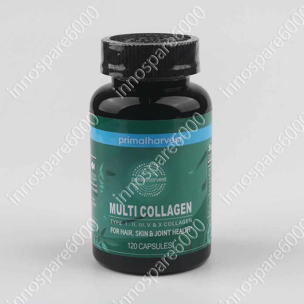 Primal Harvest Multi Collagen 120 Capsules (I, II, III, V, X) Supplement–