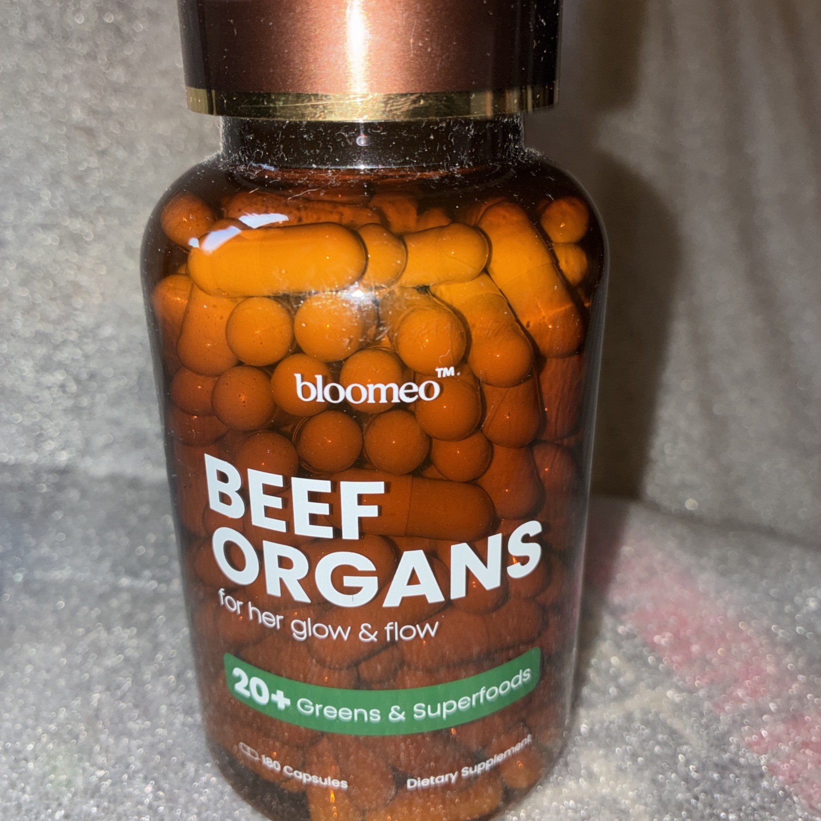 Grass Fed Beef Organ Supplement for Women with Super 180 Count (Pack of 1)