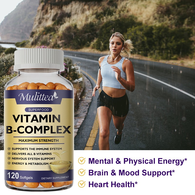 1/2/5X Vitamin B Complex Supplement – Super B Vitamin, Immune Boost, Energy