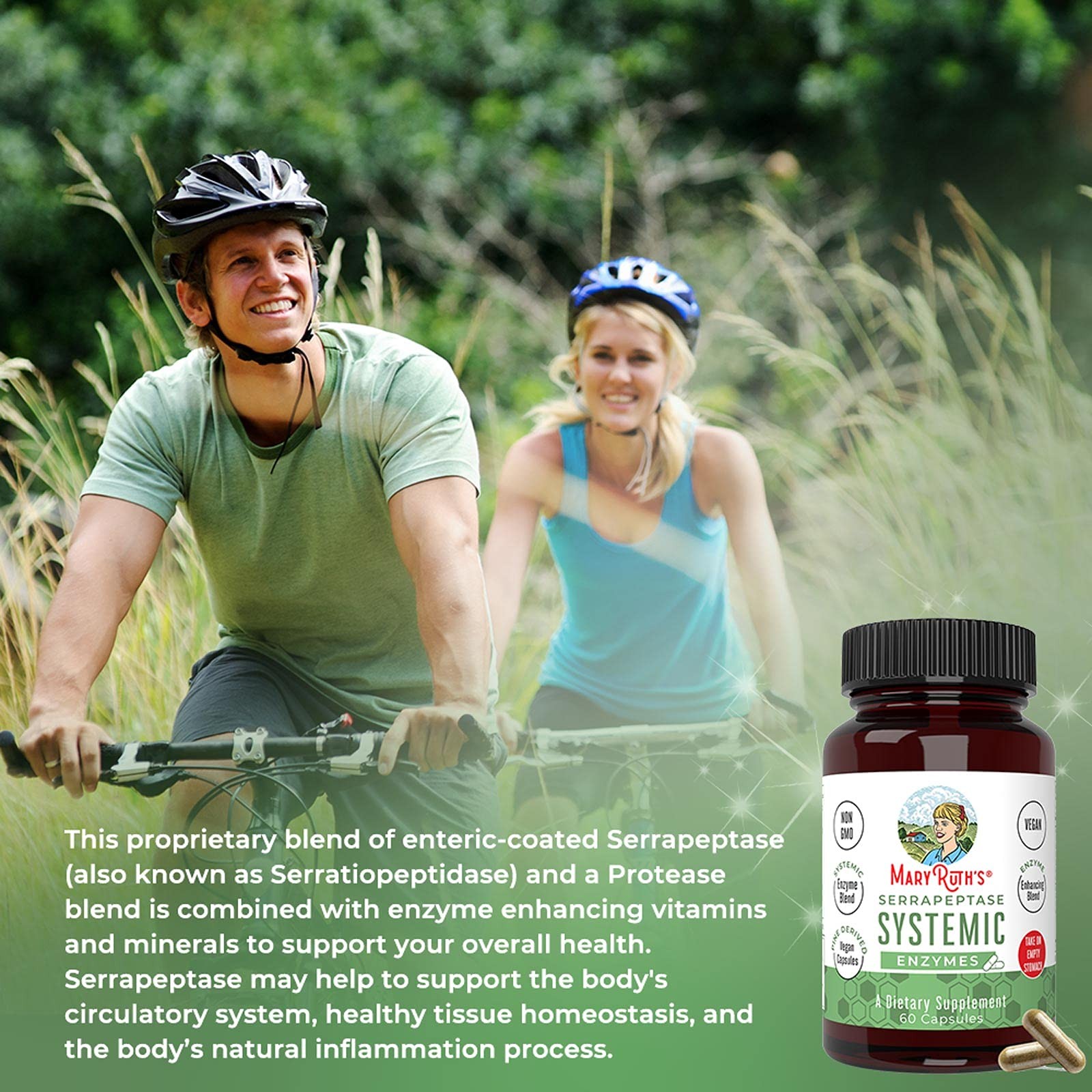 Maryruth’S Maryruth Organics Serrapeptase Enzymes Capsules Up To 2 Month Supply