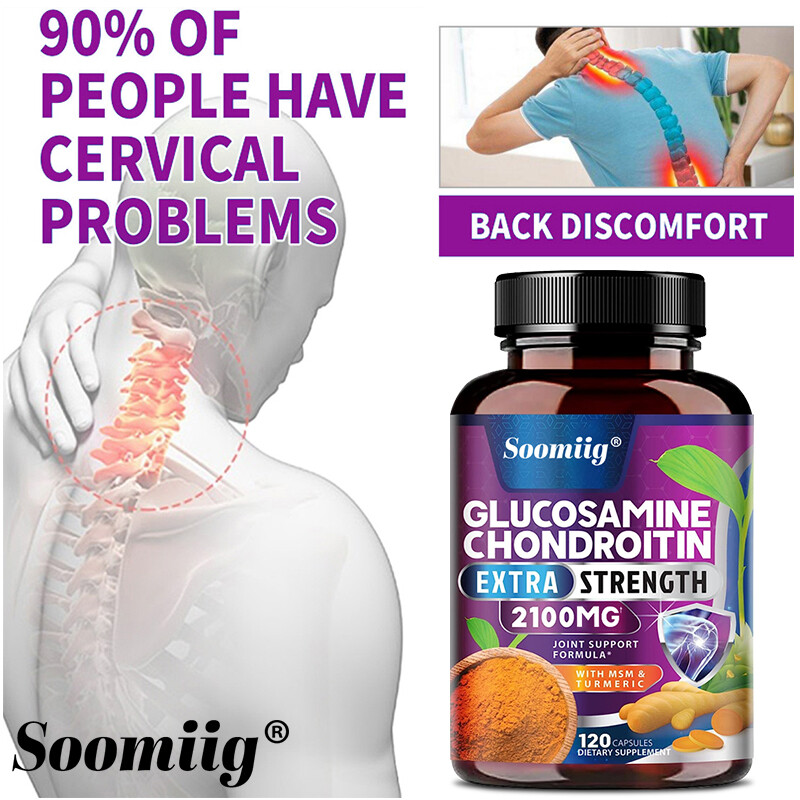 Glucosamine Chondroitin Turmeric & MSM – Bones, Joint Support Capsules