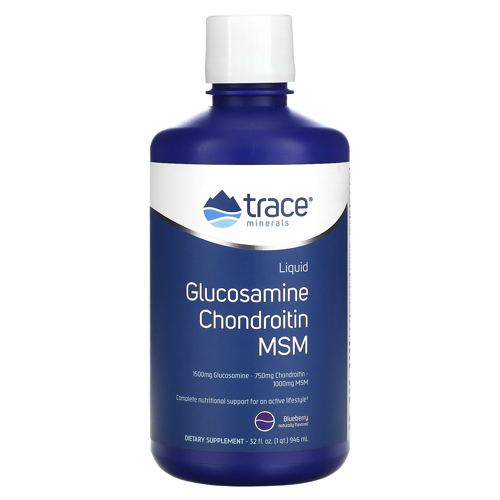 Liquid Glucosamine, Chondroitin, MSM, Blueberry, 32 fl oz (946 ml)