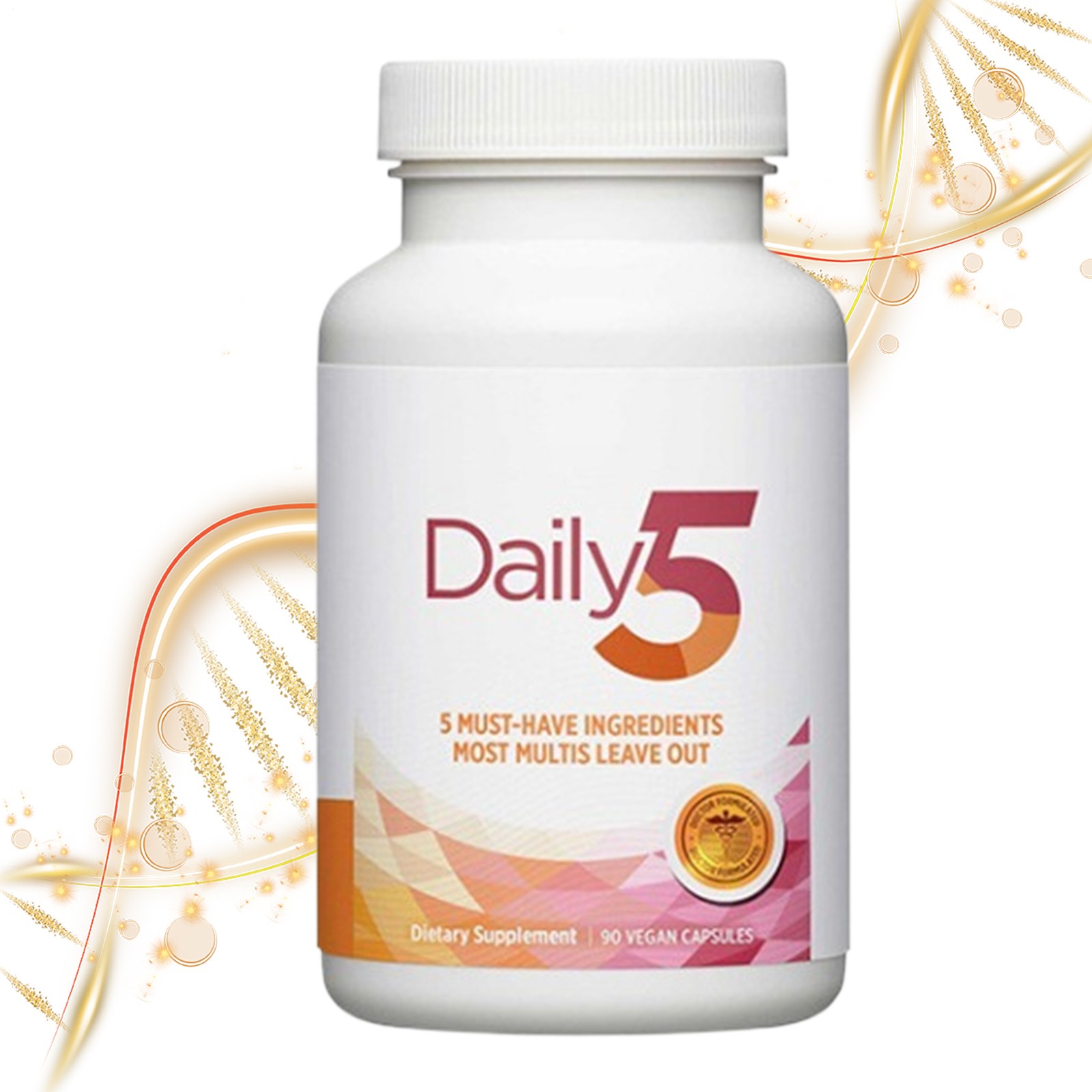 «Improved Doctors’ Preferred Daily5 Vegan 90 Capsules Dietary Supplement»