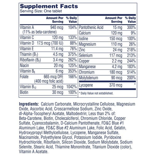 One A Day Men’s 50+ Healthy Advantage Multivitamin, 300 Tablets – Free Shipping!