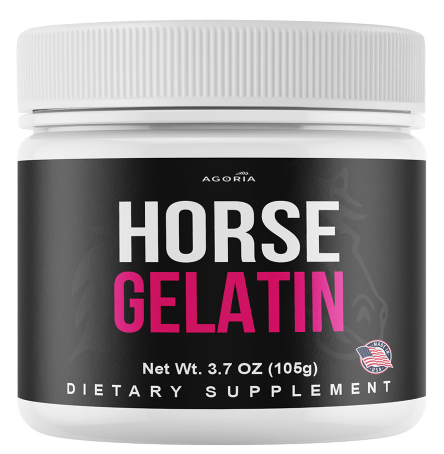 (1 Pack) Horse Gelatin Performance Powder, Horse Gelatin Men’s Health Powder