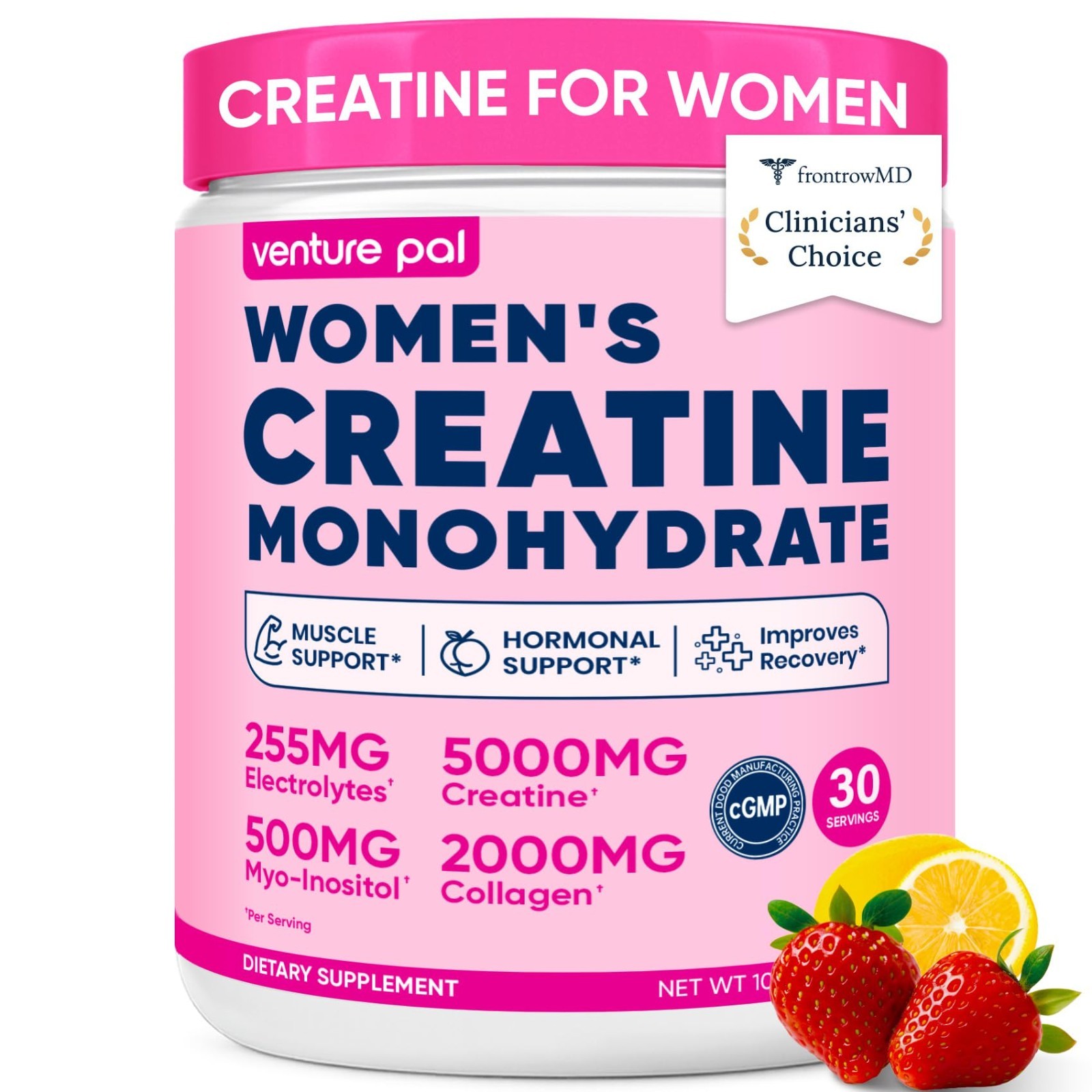 18-in-1 Creatine Powder for Women – Collagen, Electrolytes, Vitamins, Sugar-Free