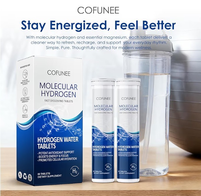 Hydrogen Tablets with Magnesium – H2 Molecular Hydrogen Tabs 60 Count
