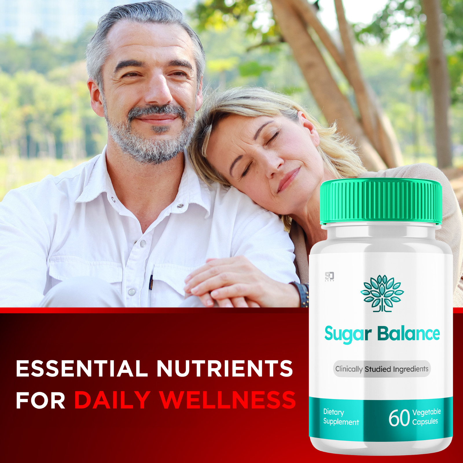 Sugar Balance Blood Flow and Health Support Pills 300 Capsules (5 Pack)