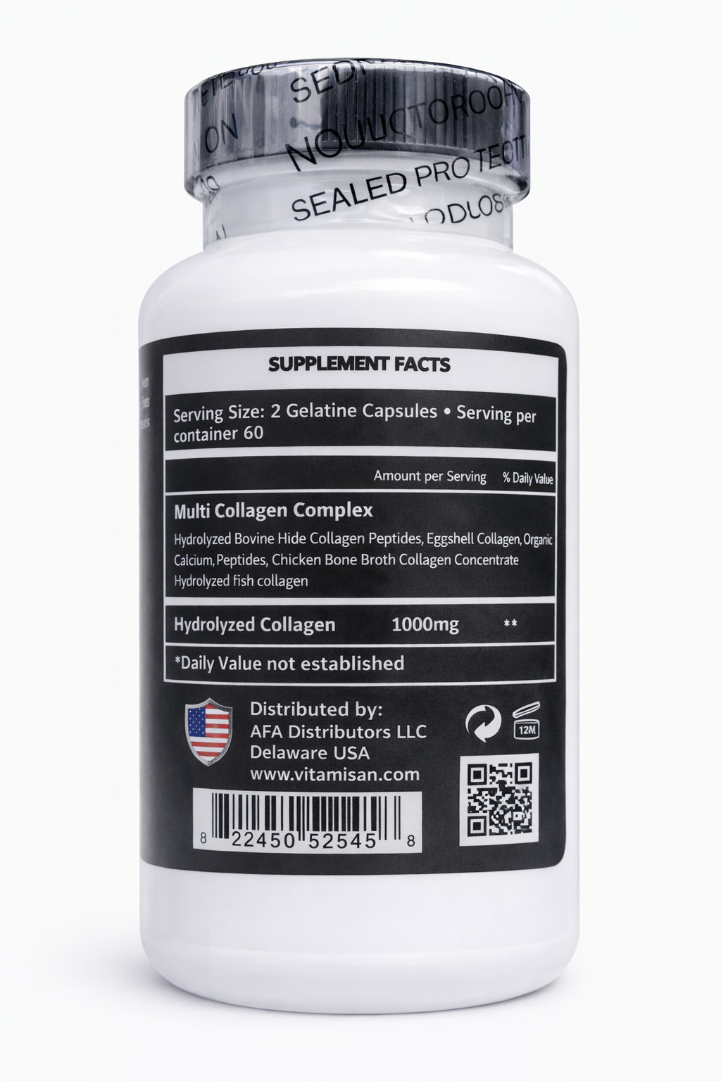 360 capsules Collagen Peptide skin nail colagen fort bones joint support 3