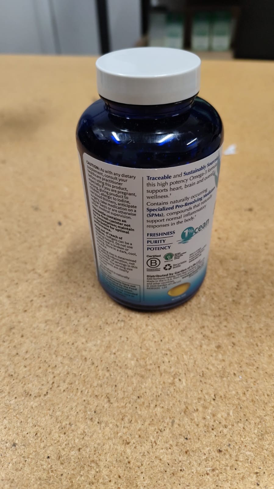 Garden of Life Dr. Formulated Advanced Omega 180 Softgels New EXP 03/2028