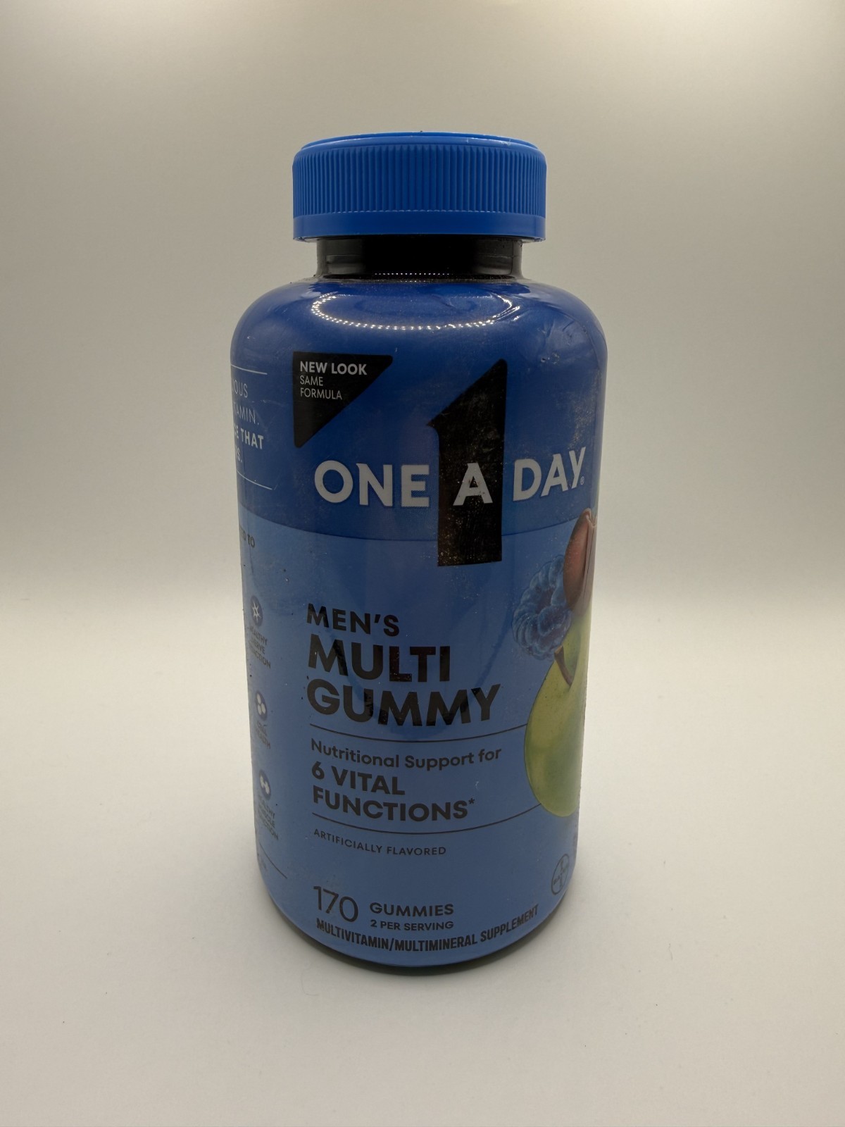 One A Day Men’s Multi Gummy Multivitamin 170 Gummies 2Serving – Brand New Sealed