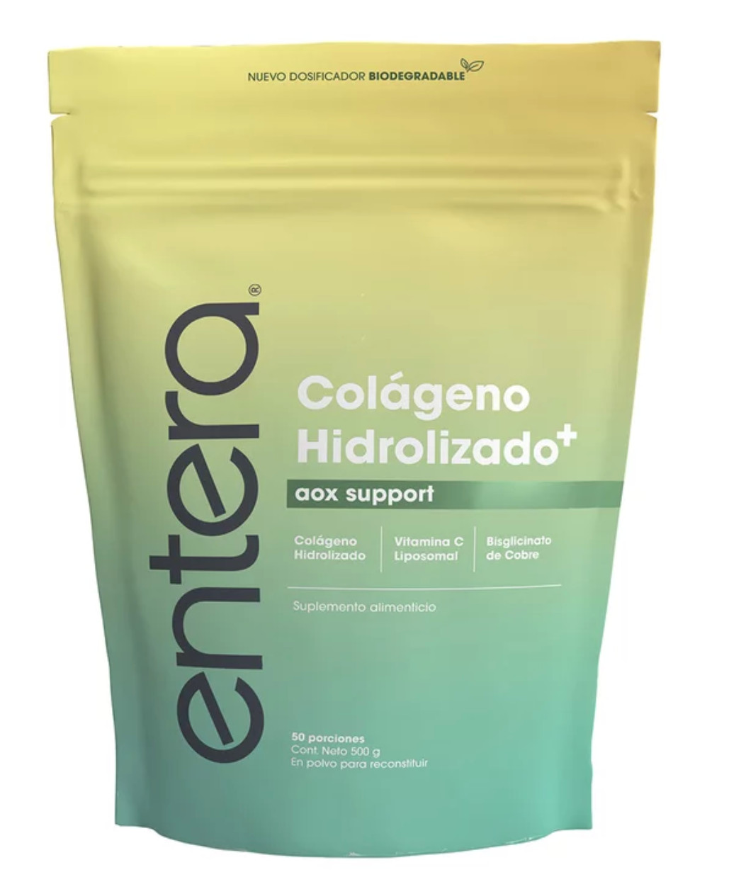 Entera Pharma: Hydrolized Collagen, Powder, 500g, Sugar & Gluten Free