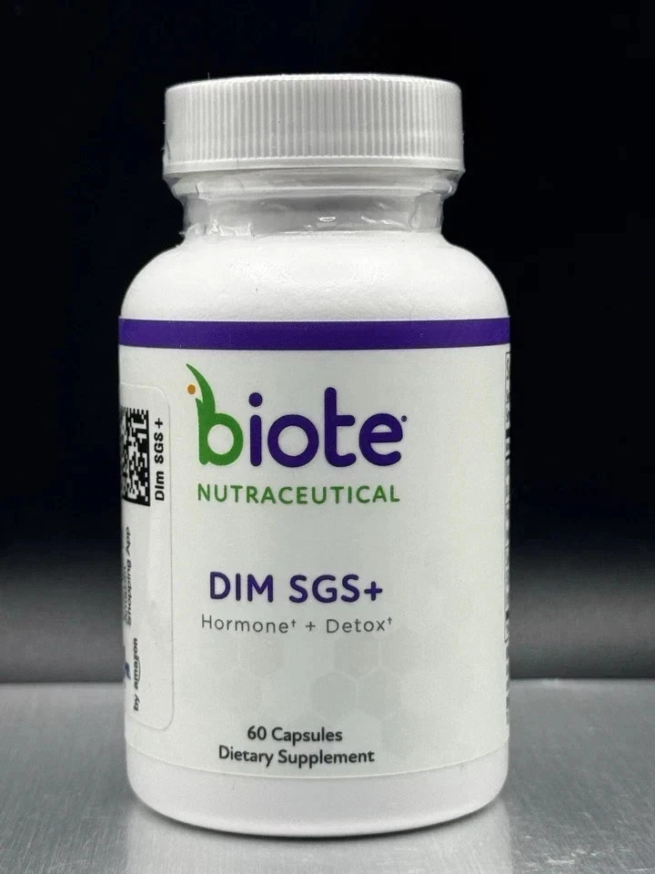 Biote DIM SGS Plus Hormone and Detox Support 60 Capsules New Sealed