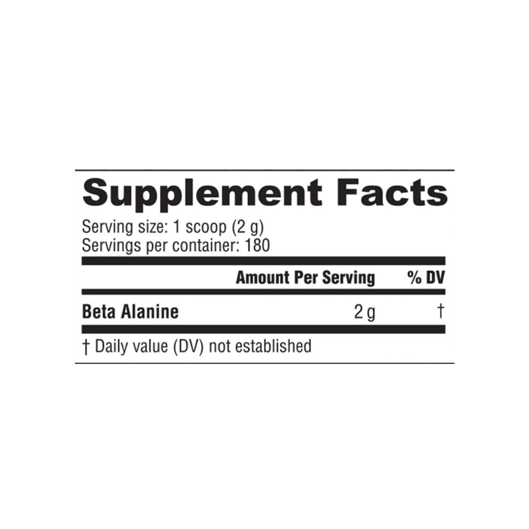 NutraBio – Beta Alanine Powder