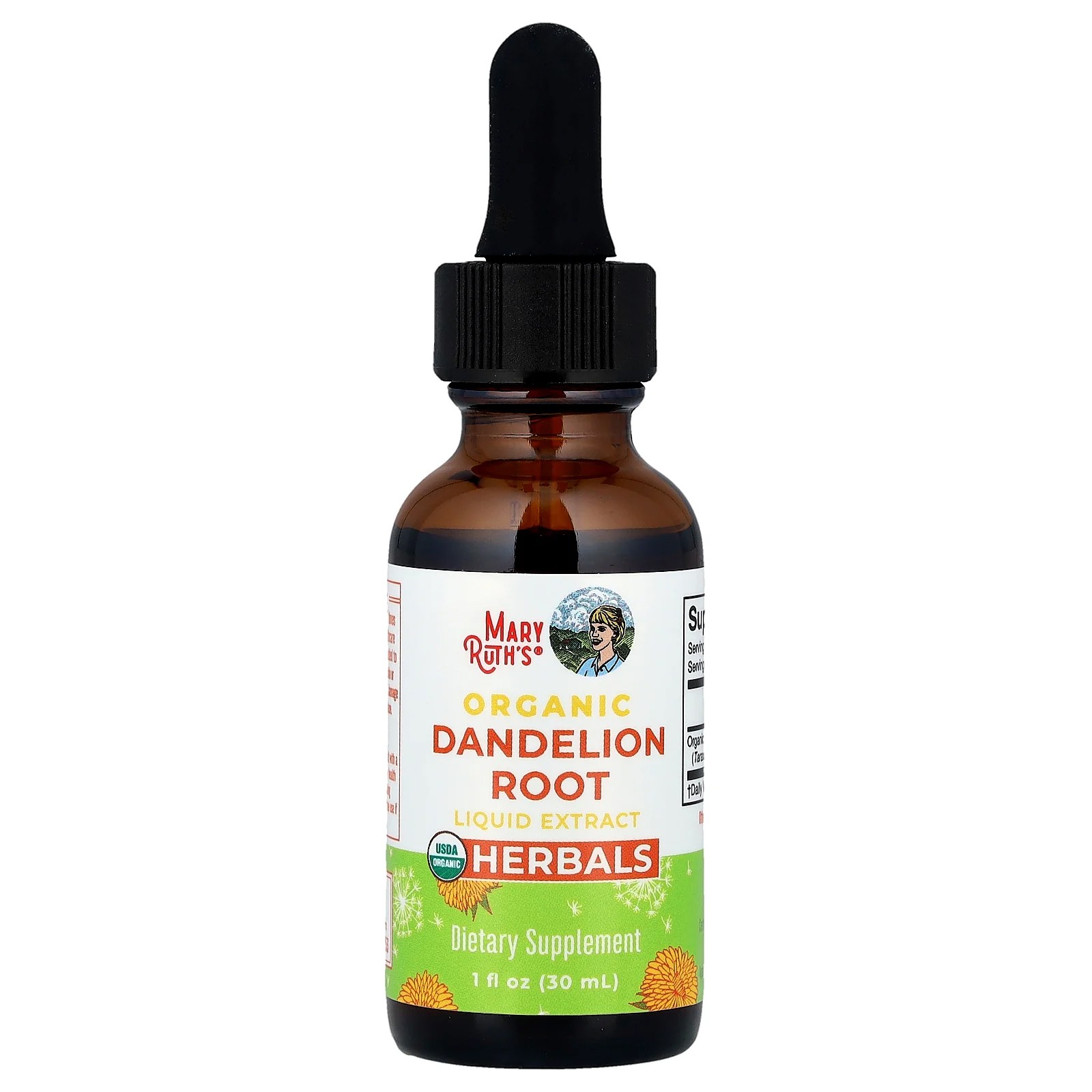 Organic Dandelion Root Liquid Extract, 1 fl oz (30 ml)